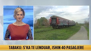 Treni del nga shinat pranë Rrogozhinës Drejtoria Hekurudhave S’ka të lënduar lokomotiva… [upl. by Gitt]