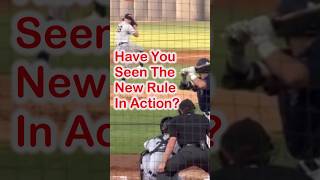 Have You Seen The New Baseball Rule In Actionshortsbaseball [upl. by Devora]