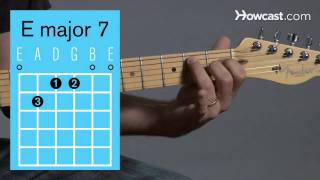 How to Play an A Major 7 Barre Chord  Guitar Lessons [upl. by Dlarej]