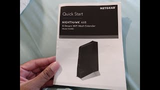 NETGEAR Nighthawk WiFi 6 Mesh Range Extender EAX80  Add up to 2500 sq ft and 30 devices Review [upl. by Mae]