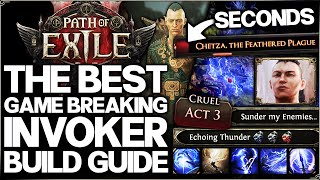 Path of Exile 2  Best Invoker Build Guide  New INSANE DPS Lightning Combo  Easy Monk Leveling [upl. by Buckingham]