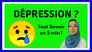 DEPRESSION  Symptômes Diagnostic Traitements Antidépresseurs en 5 min [upl. by Mcmillan]