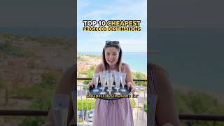 CHEAPEST destinations for Prosecco 🥂AD travelsupermarket [upl. by Gnay716]