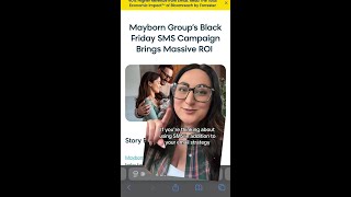 Black Friday SMS Campaign Brings Massive ROI [upl. by Ingeberg]