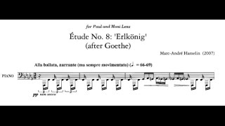 MarcAndré Hamelin  Étude No 8 in Bflat minor Erlkönig after Goethe [upl. by Verge579]