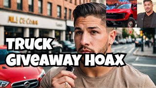 Brendan Schaubs Truck Giveaway Scam EXPOSED [upl. by Eedyaj]