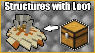 Structures with Loot Chests Mcreator 20221 [upl. by Mariya991]