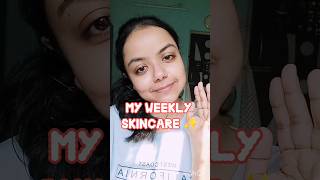 Weekly skin care routine to maintain my acne prone skin✨skincare acneproneskin skinecareroutine [upl. by Ellingston]