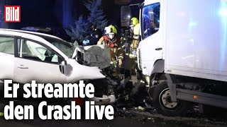 Tödlicher Unfall in Berlin 19Jähriger kracht in Lkw [upl. by Else660]