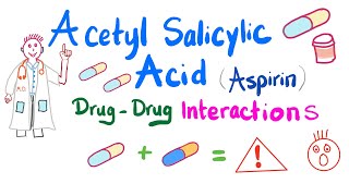 Aspirin Pharmacology Acetyl Salicylic Acid ASA Mechanism DrugDrug Interactions Side Effects [upl. by Neiv]