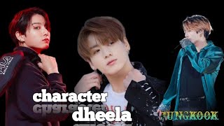 JUNGKOOK Hindi song dance character dheela hai 🔥💜 [upl. by Corilla]