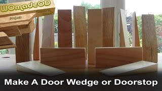 Make A Door Wedge or Doorstop [upl. by Kcerred859]