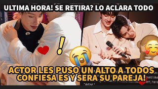 LO CONFIRMÓ SE RETIRA💖😭ACTOR ACLARA Y RESPONDE ES SU UNICA PAREJA  LOS MEJORES MOMENTOS [upl. by Nylleoj58]