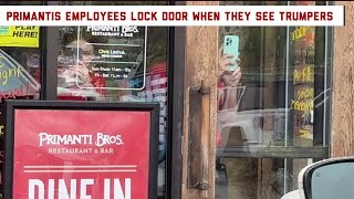 Primantis Employees Lock Door When They See Trumpers [upl. by Otnas227]