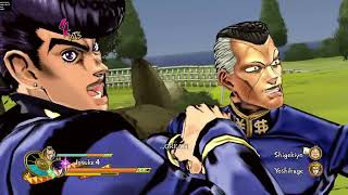 Josuke and Okuyasu Vs Kira and Shigechi [upl. by Eiramanin]