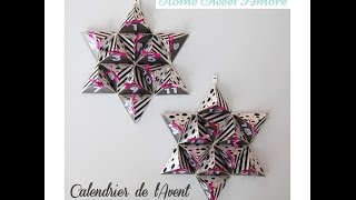 DIY Calendrier de lAvent facile et étoilé  tutoriel [upl. by Nived]