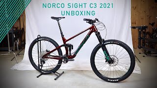 Norco Sight C3 2021 Unboxing  Marios Tool Time [upl. by Nahtanod]