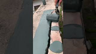 Amazing Process 💦 waterproofing part 184 easily solve problem short shortsfeed waterproofing [upl. by Aifas]