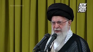 Iran claims it can build nukes threatens Israel and US with ‘toothbreaking’ retaliation [upl. by Lletnohs979]