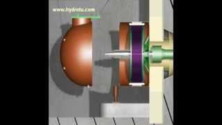 bulb water turbine installation demo [upl. by Anaitsirhc]