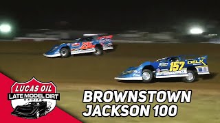 Indiana Showdown  2023 Lucas Oil Jackson 100 at Brownstown Speedway [upl. by Eiffub]