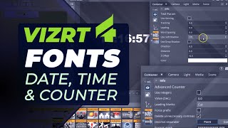 How to Create A Date Time amp Counter in Vizrt [upl. by Akaenahs]