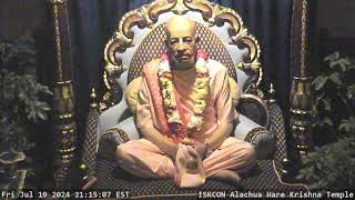 LIVE Broadcast  ISKCON Alachua Hare Krishna Temple [upl. by Niehaus]