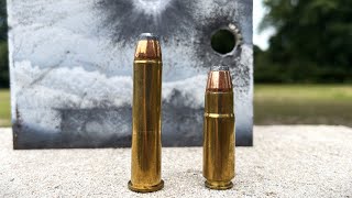 458 Socom vs 4570 Completely Different On Mild Steel [upl. by Morita]