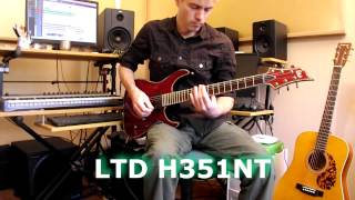 LTD H351NT vs PRS SE SingleCut vs IBANEZ SZ520 [upl. by Oza]