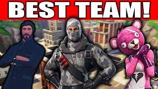 THIS TEAM CANT LOSE Fortnite Battle Royale Squads Gameplay [upl. by Qifar624]