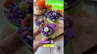 Mousse de bruja 🧙🏻‍♀️ halloween recetasdepostres receta [upl. by Teddi]