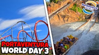 PortAventura World Day 3 VLOG  May 2024 [upl. by Ewolram744]