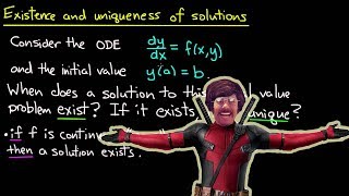 Existenceuniqueness principle for 2nd order linear ODEs [upl. by Ayaet]