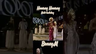 Boney M Hooray Hooray Its a HoliHoliday Sopot Festival 1979🧑‍🚒🤵‍♀️👸🤴shorts 1979 Lyrics [upl. by Analise184]