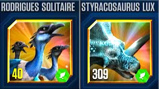 RODRIGUES SOLITAIRE VS STYRACOSAURUS LUX  HT GAME [upl. by Droflim388]