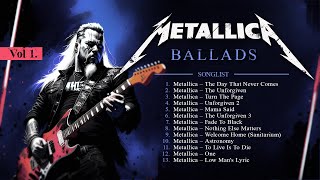 Metallica Ballads Vol 1  Heavy Metal  Slow Lyric [upl. by Danna126]