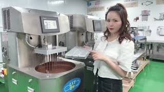 How to use the chocolate tempering machine [upl. by Joacimah259]