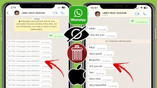 Comment voir les messages supprimés WhatsApp sur iPhone  Récupérer les messages WhatsApp supprimés [upl. by Rollecnahc]