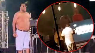 Rapper Fatman Scoop collapsing on stage during a Connecticut concert [upl. by Siberson]