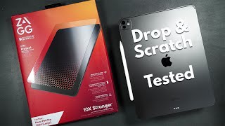 iPad Pro 13 in ZAGG XTR3 Tempered Glass Screen Protector  Drop amp Scratch Tests [upl. by Frederica]