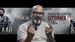 Salaar Trailer Official Release Time Salaar Trailer Official Dureation [upl. by Denten]