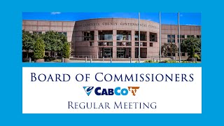 Cabarrus County BOC Regular Meeting 08192024 [upl. by Gianina278]