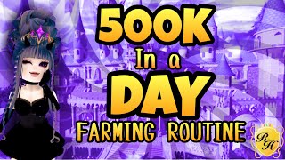 500K DIAMONDS IN A DAY  Best Diamond Farming Routine  Royale High New School Campus 3 [upl. by Nnylyak]