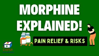 Morphine for Chronic Pain Relief Dosage Side Effects and Safe Use in Elderly Patients [upl. by Hakceber872]