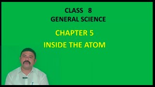 CLASS 8 SCIENCE CHAPTER 5 INSIDE THE ATOM [upl. by Melnick]