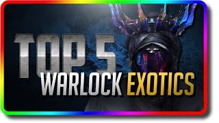 Destiny 2  Top 5 Warlock Exotics in PvE amp PvP Destiny 2 Shadowkeep Best Warlock Exotic [upl. by Luz25]