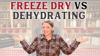 Freeze Drying vs Dehydrating How are they Different [upl. by Allisan17]