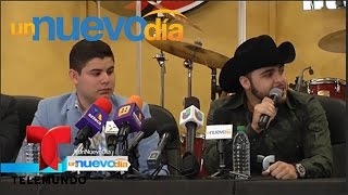 Mira cómo canta el hermanito de Gerardo Ortiz  Un Nuevo Día  Telemundo [upl. by Hillhouse]