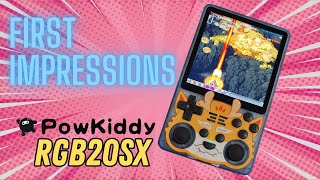 Better than a Gameboy First Impressions  Powkiddy RGB20sx [upl. by Renault574]