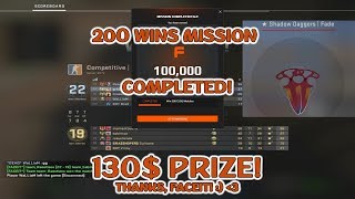 100 000 FACEIT POINTS  200 WINS mission COMPLETED 130  Moments of the Week Ep 20  9 ACEs [upl. by Ninon]